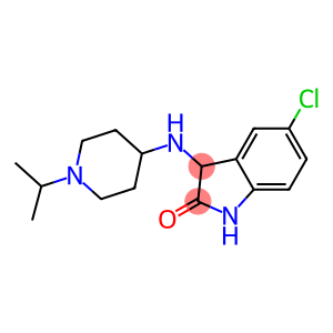5-chloro-3-{[1-(propan-2-yl)piperidin-4-yl]amino}-2,3-dihydro-1H-indol-2-one