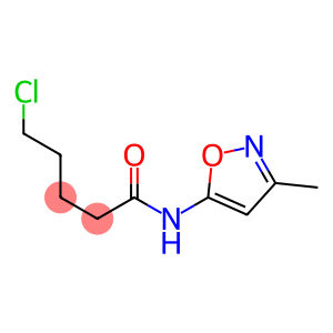 5-chloro-N-(3-methyl-1,2-oxazol-5-yl)pentanamide