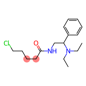 5-chloro-N-[2-(diethylamino)-2-phenylethyl]pentanamide