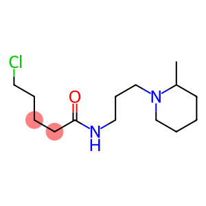 5-chloro-N-[3-(2-methylpiperidin-1-yl)propyl]pentanamide