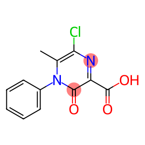 6-CHLORO-5-METHYL-3-OXO-4-PHENYL-3,4-DIHYDRO-PYRAZINE-2-CARBOXYLIC ACID