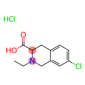 7-CHLORO-2-ETHYL-1,2,3,4-TETRAHYDRO-ISOQUINOLINE-3-CARBOXYLIC ACID HYDROCHLORIDE