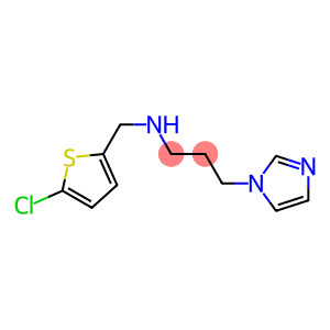 [(5-chlorothiophen-2-yl)methyl][3-(1H-imidazol-1-yl)propyl]amine