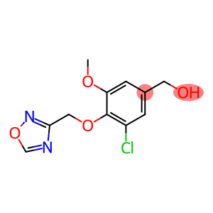[3-chloro-5-methoxy-4-(1,2,4-oxadiazol-3-ylmethoxy)phenyl]methanol