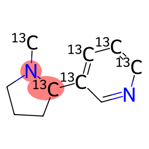 3-(1-Methyl-2-pyrrolidinyl)pyridine-13C6