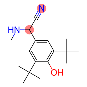 2-(3,5-di-tert-butyl-4-hydroxyphenyl)-2-(methylamino)acetonitrile
