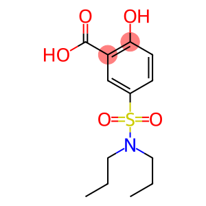 5-(dipropylsulfamoyl)-2-hydroxybenzoic acid