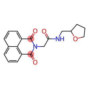 2-(1,3-dioxo-1H-benzo[de]isoquinolin-2(3H)-yl)-N-(tetrahydro-2-furanylmethyl)acetamide