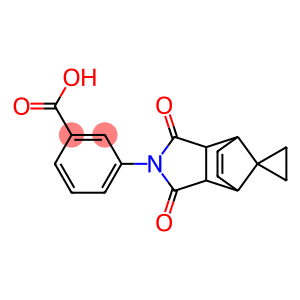 3-(3,5-dioxospiro[4-azatricyclo[5.2.1.0~2,6~]dec[8]ene-10,1'-cyclopropane]-4-yl)benzoic acid