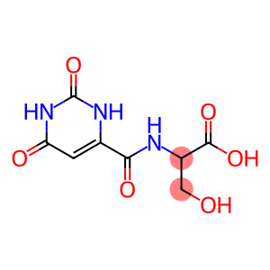 2-{[(2,6-dioxo-1,2,3,6-tetrahydropyrimidin-4-yl)carbonyl]amino}-3-hydroxypropanoic acid