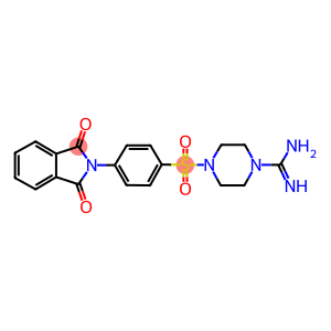 4-[4-(1,3-DIOXO-1,3-DIHYDRO-ISOINDOL-2-YL)-BENZENESULFONYL]-PIPERAZINE-1-CARBOXAMIDINE