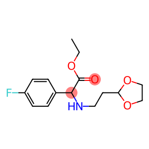 (2-[1,3]DIOXOLAN-2-YL-ETHYLAMINO)-(4-FLUORO-PHENYL)-ACETIC ACID ETHYL ESTER