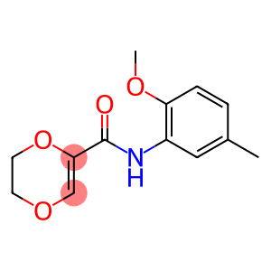 1,4-Dioxin-2-carboxamide,  5,6-dihydro-N-(2-methoxy-5-methylphenyl)-