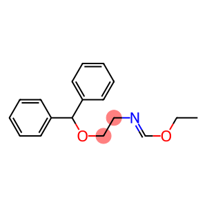 2-(Diphenylmethoxy)-N-(ethoxymethylene)ethanamine