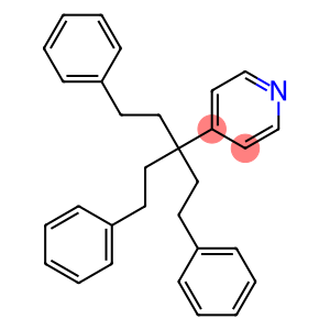 4-(1,1-Diphenethyl-3-phenylpropyl)pyridine
