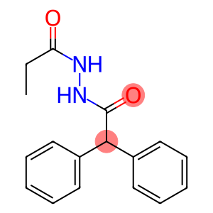 2,2-diphenyl-N'-propionylacetohydrazide