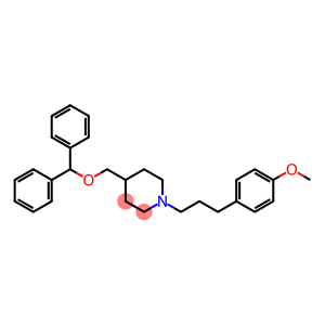 4-(diphenylmethoxymethyl)-1-(3-(4-methoxyphenyl)propyl)piperidine