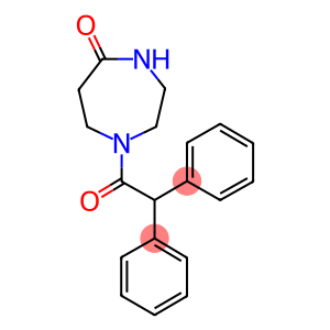 1-DIPHENYLACETYL-2,3,6,7-TETRAHYDRO-(1H)-1,4-DIAZEPIN-5(4H)-ONE