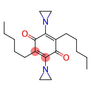 3,6-Dipentyl-2,5-di(1-aziridinyl)-p-benzoquinone
