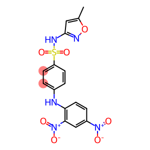4-(2,4-dinitroanilino)-N-(5-methyl-3-isoxazolyl)benzenesulfonamide