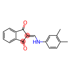 2-[(3,4-dimethylanilino)methylene]-1H-indene-1,3(2H)-dione