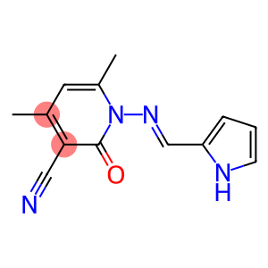 4,6-dimethyl-2-oxo-1-{[(E)-1H-pyrrol-2-ylmethylidene]amino}-1,2-dihydro-3-pyridinecarbonitrile