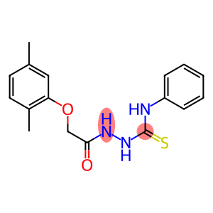 2-[2-(2,5-dimethylphenoxy)acetyl]-N-phenyl-1-hydrazinecarbothioamide