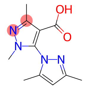 5-(3,5-dimethyl-1H-pyrazol-1-yl)-1,3-dimethyl-1H-pyrazole-4-carboxylic acid