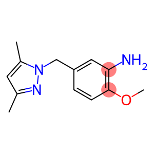 5-[(3,5-dimethyl-1H-pyrazol-1-yl)methyl]-2-methoxyaniline