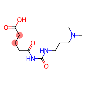 5-({[3-(dimethylamino)propyl]carbamoyl}amino)-5-oxopentanoic acid