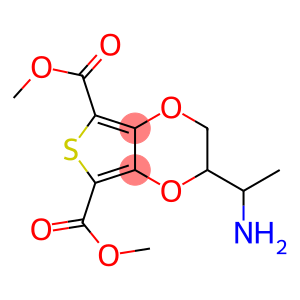 dimethyl 2-(1-aminoethyl)-2,3-dihydrothieno[3,4-b][1,4]dioxine-5,7-dicarboxylate