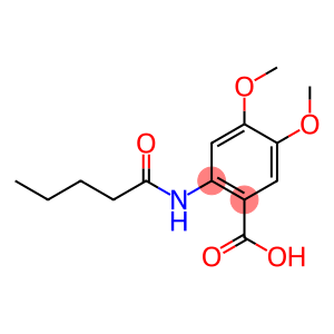 4,5-dimethoxy-2-pentanamidobenzoic acid