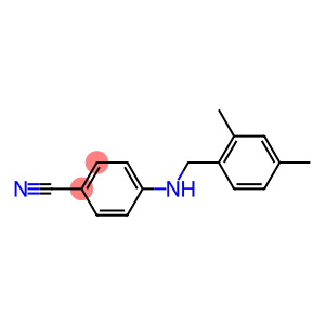 4-{[(2,4-dimethylphenyl)methyl]amino}benzonitrile