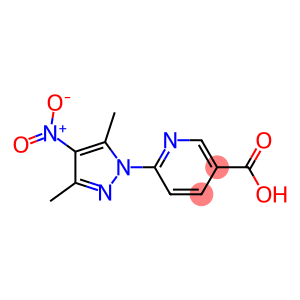 6-(3,5-dimethyl-4-nitro-1H-pyrazol-1-yl)pyridine-3-carboxylic acid