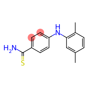 4-[(2,5-dimethylphenyl)amino]benzene-1-carbothioamide