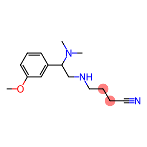 4-{[2-(dimethylamino)-2-(3-methoxyphenyl)ethyl]amino}butanenitrile
