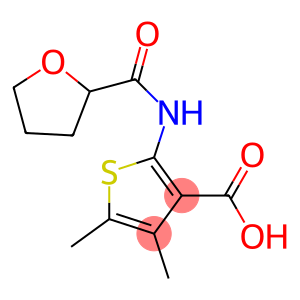 4,5-dimethyl-2-[(tetrahydrofuran-2-ylcarbonyl)amino]thiophene-3-carboxylic acid