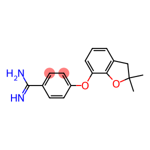 4-[(2,2-dimethyl-2,3-dihydro-1-benzofuran-7-yl)oxy]benzene-1-carboximidamide