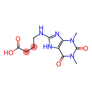 4-[(1,3-dimethyl-2,6-dioxo-2,3,6,7-tetrahydro-1H-purin-8-yl)amino]butanoic acid