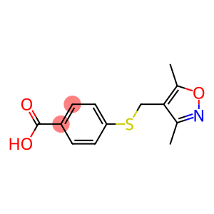 4-{[(3,5-dimethyl-1,2-oxazol-4-yl)methyl]sulfanyl}benzoic acid