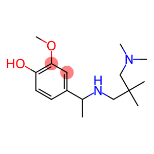 4-[1-({2-[(dimethylamino)methyl]-2-methylpropyl}amino)ethyl]-2-methoxyphenol