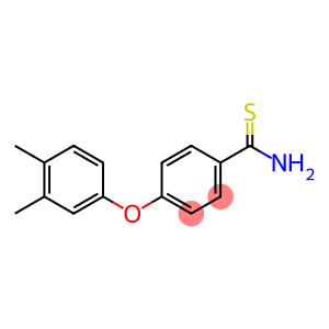 4-(3,4-dimethylphenoxy)benzene-1-carbothioamide