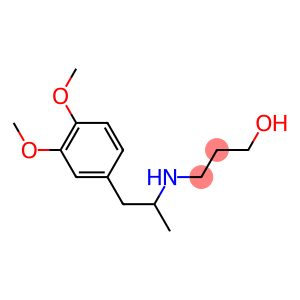 3-{[1-(3,4-dimethoxyphenyl)propan-2-yl]amino}propan-1-ol