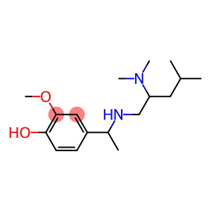 4-(1-{[2-(dimethylamino)-4-methylpentyl]amino}ethyl)-2-methoxyphenol