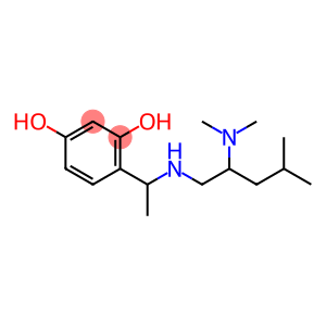 4-(1-{[2-(dimethylamino)-4-methylpentyl]amino}ethyl)benzene-1,3-diol