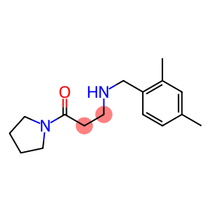 3-{[(2,4-dimethylphenyl)methyl]amino}-1-(pyrrolidin-1-yl)propan-1-one