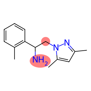 2-(3,5-dimethyl-1H-pyrazol-1-yl)-1-(2-methylphenyl)ethanamine