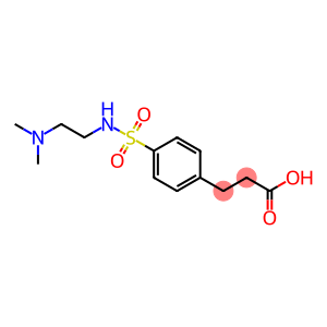 3-(4-{[2-(dimethylamino)ethyl]sulfamoyl}phenyl)propanoic acid