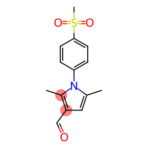 2,5-dimethyl-1-[4-(methylsulfonyl)phenyl]-1H-pyrrole-3-carbaldehyde