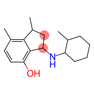 1,7-dimethyl-3-[(2-methylcyclohexyl)amino]-2,3-dihydro-1H-inden-4-ol